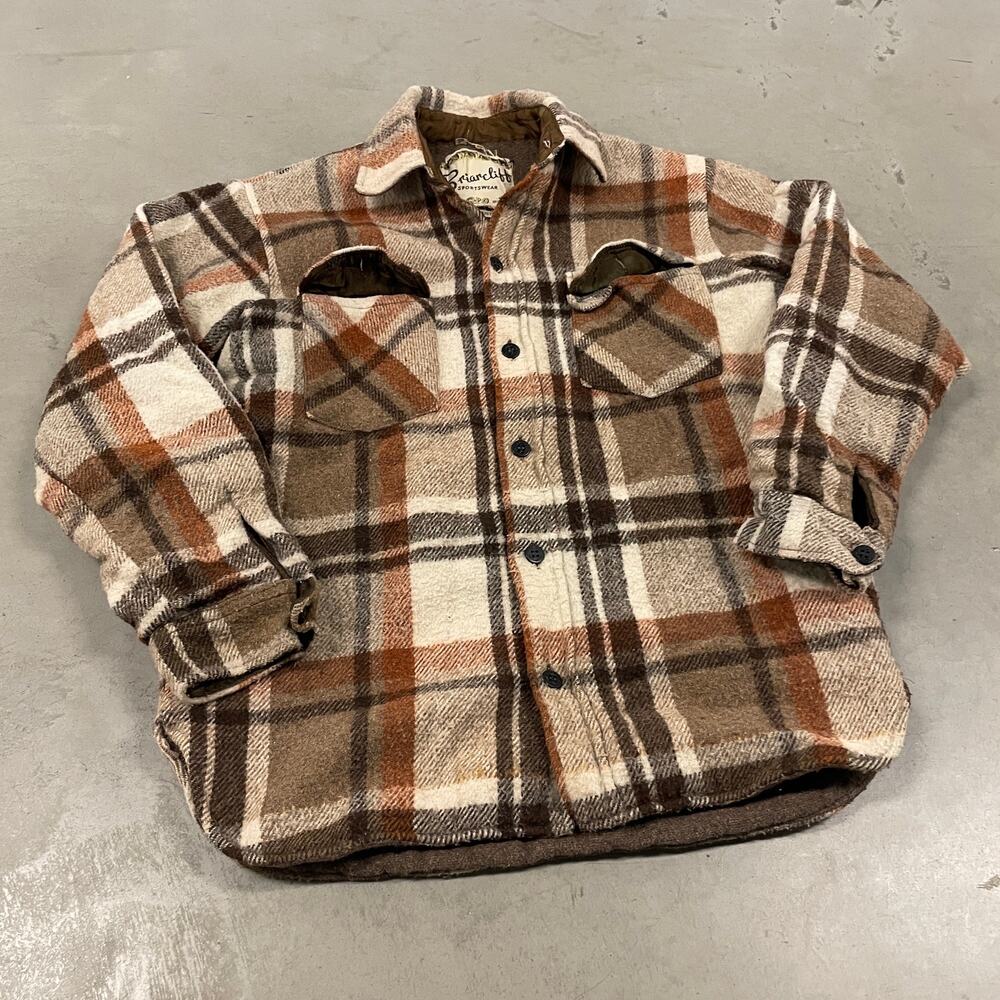 vintage 70s Australian Briarcliff plaid wool flannel